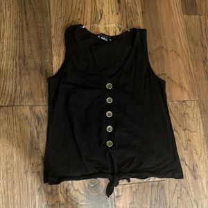 Sanctuary tie front top